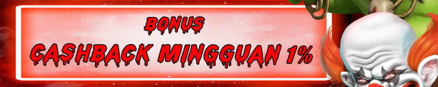 BONUS CASHBACK MINGGUAN